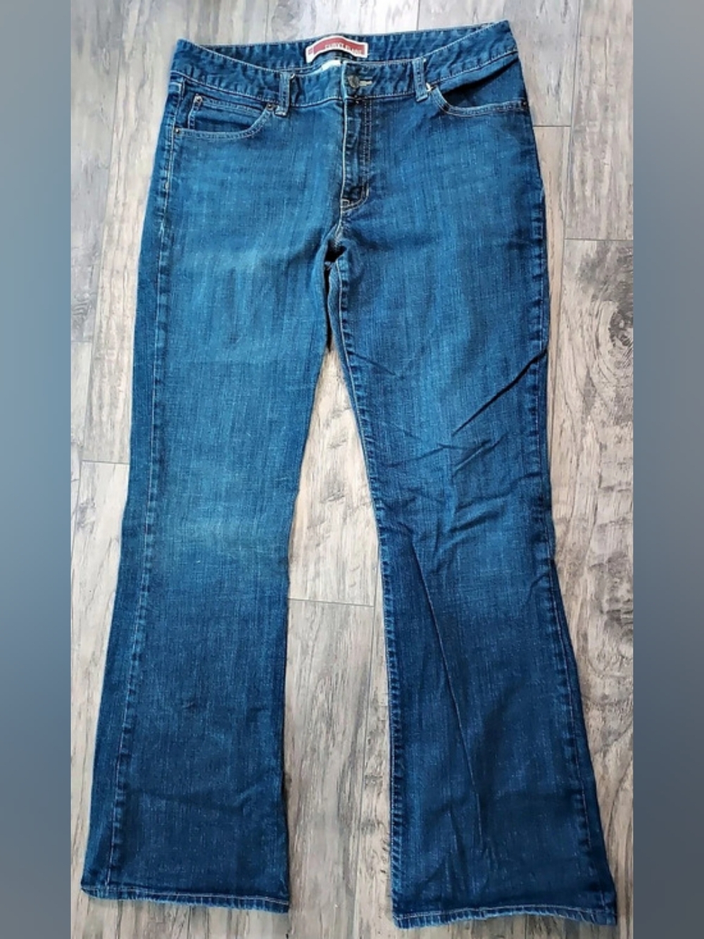 Gap Curvy Flare Jeans in Blue Waist 12L